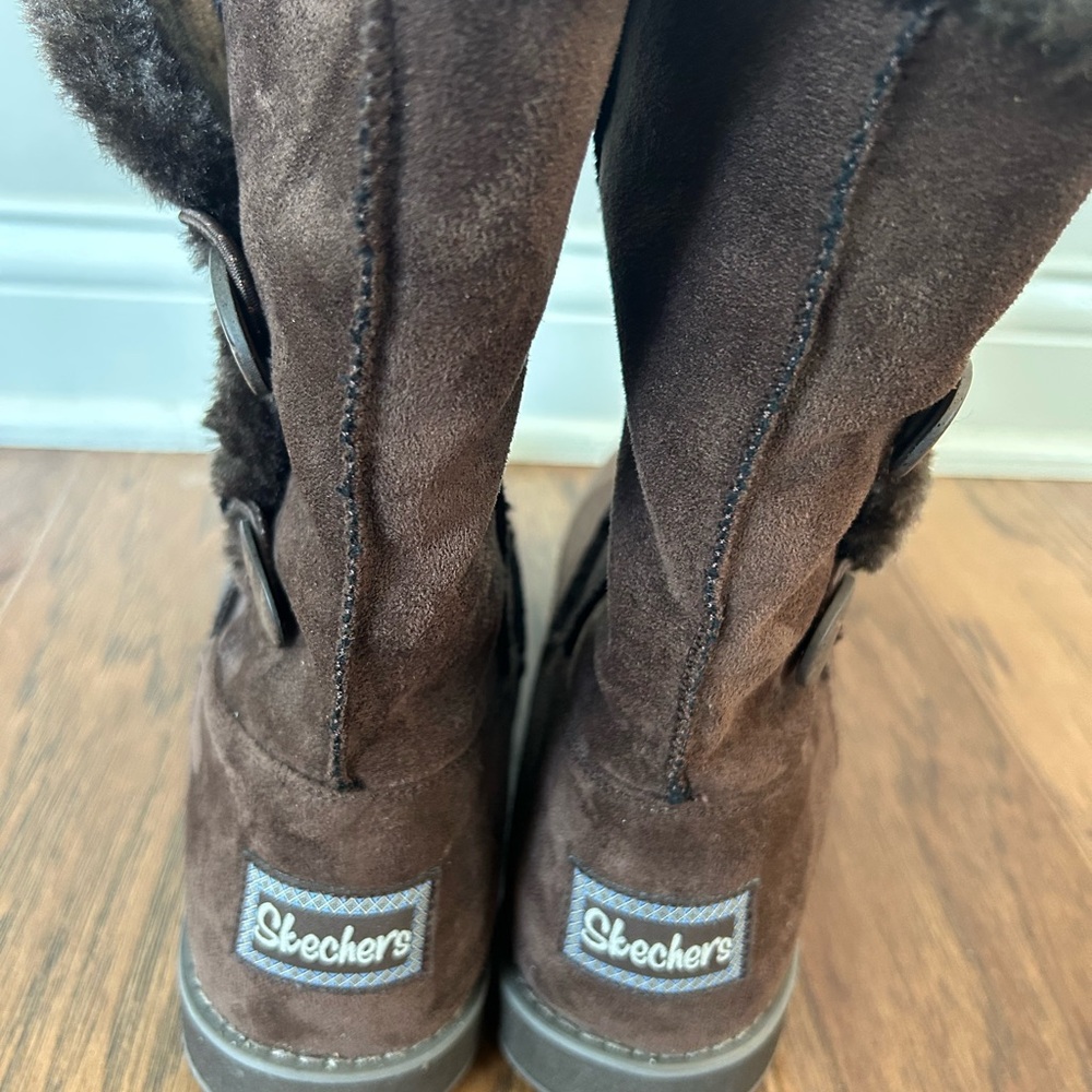 Skechers Brown Suede Boots - Picture 3 of 7